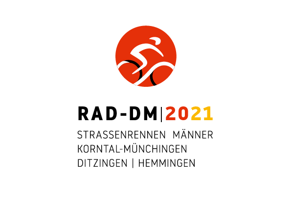 200602_RAD_DM_Logo_RGB_Strassenrennen_Maenner_farbe RAD-DM Stuttgart & Region 2021 - Logo Strassenrennen Männer Korntal-Münchingen, Ditzingen, Hemmingen