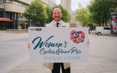 Filderstadts Oberbürgermeister Christoph Traub im Gespräch zum Women´s Cycling Grand Prix und Brezel Race Stuttgart und Region powered by ADAC 2025