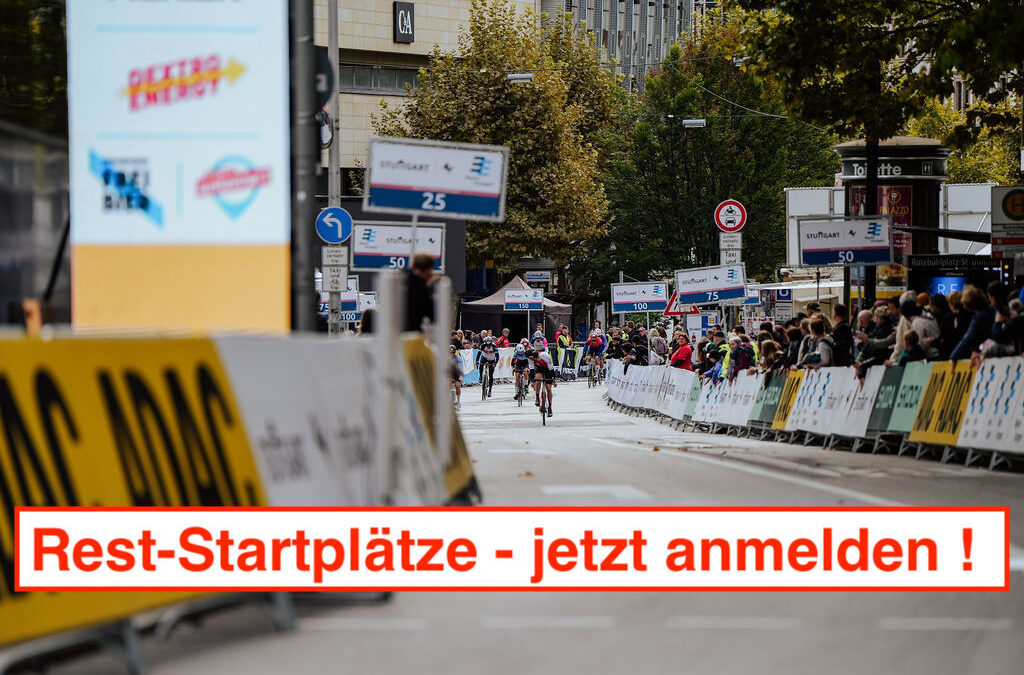 Rest-Startplätze – jetzt anmelden!
