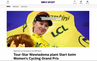 Tour de France-Siegerin 2024 Kasia Niewiadoma startet im Women´s Cycling Grand Prix